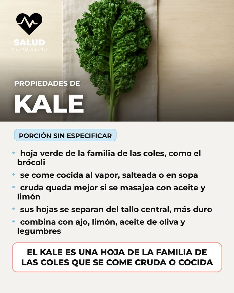 Kale: qué aporta una porción