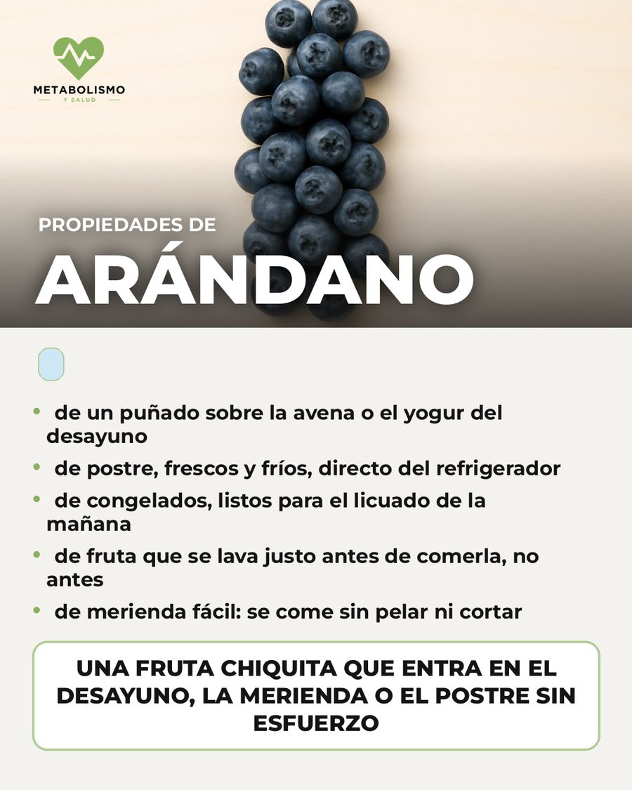 Arándano: qué aporta una porción